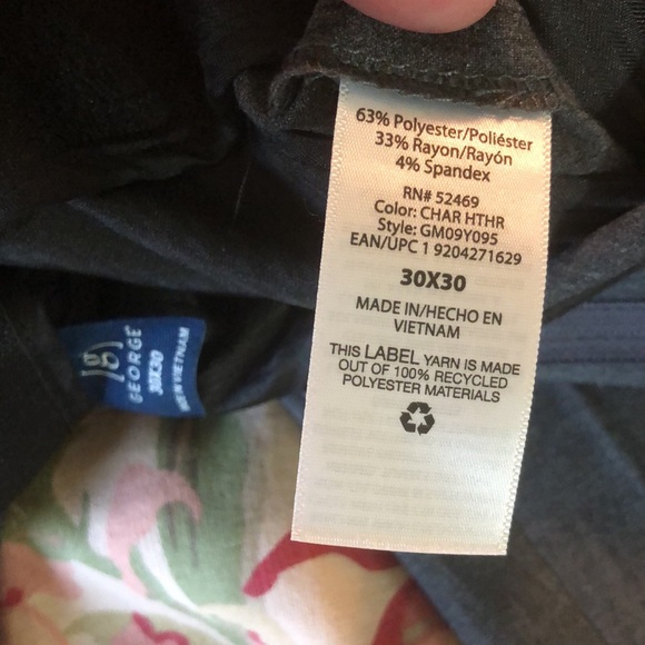 GEORGE Size 30W 30L Performance Dress Classic Fit
Stretch Wrinkle Resistant NEW - Picture 10 of 15